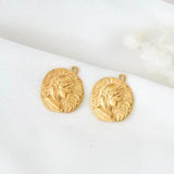 20PCs Elizabeth Charms Pendant for DIY Necklace Copper Plated