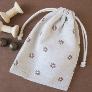 20PCS Linen Drawstring Bag Jewelry Makeup Pouch Wedding Party Gift Packaging