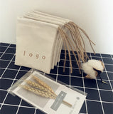 20PCS Linen Jute Bag Jewelry Pouch Gift Storage Drawstring Bags