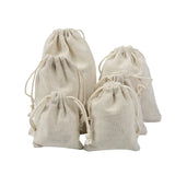 20PCS Linen Pouch Jewelry Packaging Bag Makeup Wedding Candy Gift Bags