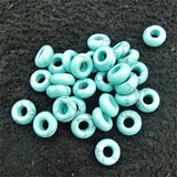 20PCS Loose Gemstone Beads Big Hole for Women's Bracelets 4X10MM Inner Hole 5MM