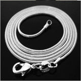 20PCS 925 Silver 1.2mm Snake Chain 35CM DIY Jewelry