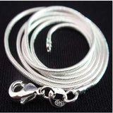 20PCS 925 Silver 1.2mm Snake Chain 35CM DIY Jewelry