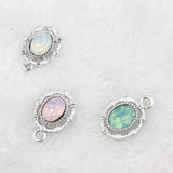 20PCS Ellipse Alloy Charms For Bracelet Necklace Pendant
