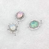 20PCS Ellipse Alloy Charms For Bracelet Necklace Pendant