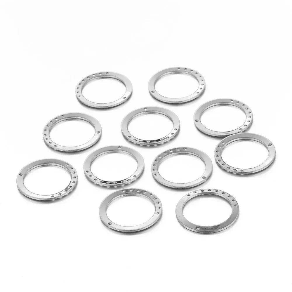 20PCS/Lot Vintage Brass Circle Charms Pendants For DIY Jewelry Making