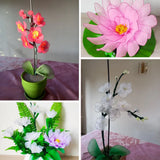 20PCS Multicolor Nylon Stocking Flowers Material DIY Flower Crafts