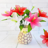 20PCS Multicolor Nylon Stocking Flowers Material DIY Flower Crafts