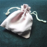 20PCS Pink Soft Cloth Bags 10X12MM Gift Pouch Jewelry Craft Display