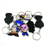 20PCS PVC Anime Figure Keychain Fans Souvenir Cartoon Kid Toy Birthday Gift