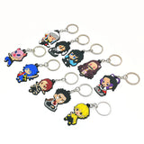 20PCS PVC Anime Figure Keychain Fans Souvenir Cartoon Kid Toy Birthday Gift
