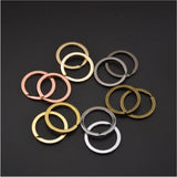 20PCS/Pack Plated Keyring Split Ring for Bag Car Keychain Jewelry Making