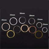 20PCS/Pack Plated Keyring Split Ring for Bag Car Keychain Jewelry Making