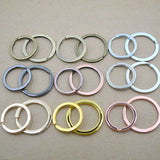 20PCS/Pack Plated Keyring Split Ring for Bag Car Keychain Jewelry Making