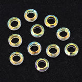 20PCS Glass Crystal Heart Beads Rainbow Charms