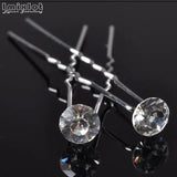 20PCS Crystal Rhinestone Hair Pins Wedding Bridal Hairpin Hair Clip