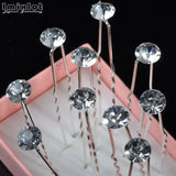 20PCS Crystal Rhinestone Hair Pins Wedding Bridal Hairpin Hair Clip