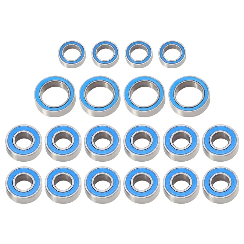20PCS Rubber Sealed Ball Kit for TT01 TT01E TT01D TT02B 1/10 RC Car