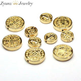 20PCS Saint Benedict Spacer Beads San Benito Metal Spacer Jewelry Findings