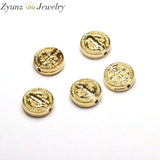 20PCS Saint Benedict Spacer Beads San Benito Metal Spacer Jewelry Findings