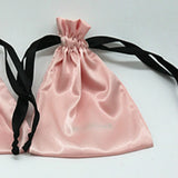 20PCS Satin Gift Bag Drawstring Pouch Logo Print