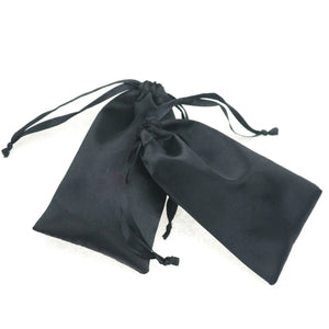 20PCS Satin Gift Bags with Logo Print Drawstring Pouch