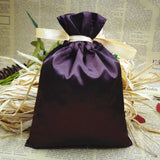 20PCS Silk Bags with Ribbon Jewelry Cosmetic Makeup Satin Drawstring Pouches