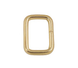 20PCS Solid Brass Bag Accessories Rectangle Buckle Clasps
