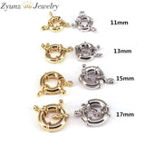 20PCS Spring Ring Clasp w/ Jump Ring for Jewelry DIY Findings