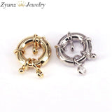 20PCS Spring Ring Clasp w/ Jump Ring for Jewelry DIY Findings