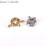 20PCS Spring Ring Clasp w/ Jump Ring for Jewelry DIY Findings