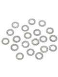 20PCS Stainless Steel Plated Linking Rings 2 Holes Connectors