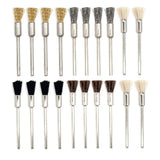 20PCS Steel Copper Wire Brush Set for Jewelry Polis