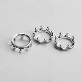 20PCS Tibetan Silver King Crown Charms Pendant For DIY Jewelry Making