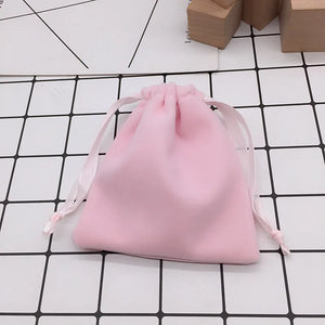 20PCS Velvet Drawstring Bag Jewelry Flannel Pouch Makeup Wedding Party Gift Bag