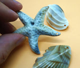 20PCS Acrylic Conch Shell Charms Beads for Jewelry Making