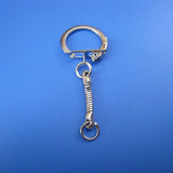 20PCS DIY Snake Chains Key Rings Clasp Buckle Key Chain Jewelry Making