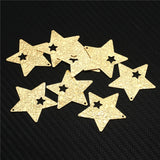 20PCS Copper Brass Star Charms Pendants For Jewelry Making DIY Necklace