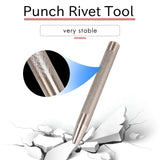 20Pack Copper Rivets and Burrs, 2Pcs Punch Rivet Tool for Leather-Crafting