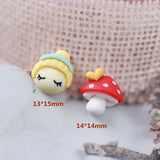 20pcs Animal Resin Patch DIY Hairpin Crafts Earrings Nail Art Applique Materials