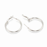 Golden Stainless Steel Hoop Earrings Women Dangel Earring