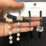 Mixed Style Rhinestone Drop Earrings Silver Party Jewelry Lot