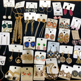 Mixed Style Rhinestone Drop Earrings Silver Party Jewelry Lot