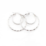 20 Pairs Stainless Steel Geometric Earrings, Silver Plated Jewelry for Women