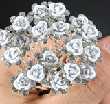 20Pc Wedding Hair Pins Accessories Simulated Pearl Flower Crystal Hair Clips