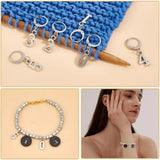 20Pcs 0~9 Number Stitch Markers Alloy Crochet Stitch Marker Charms