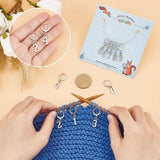 20Pcs 0~9 Number Stitch Markers Alloy Crochet Stitch Marker Charms