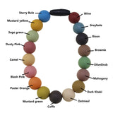 20Pcs Multicolour Silicone Beads BPA-Free Teether for Jewelry DIY