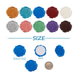 20Pcs Assorted Color Adhesive Wax Seal Stickers Wedding Birthday Envelope