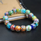 20Pcs Glass Lampwork Flower Beads for Jewelry Making and Retail